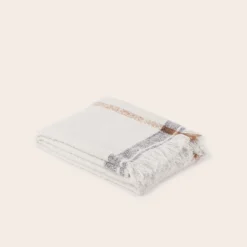 Plaid YOSEF Ivoire -Décoration & meubles pour la maison plaid YOSEF 008897 N1 4