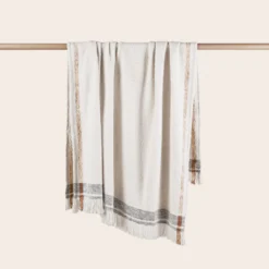 Plaid YOSEF Ivoire -Décoration & meubles pour la maison plaid YOSEF 008897 N1 8