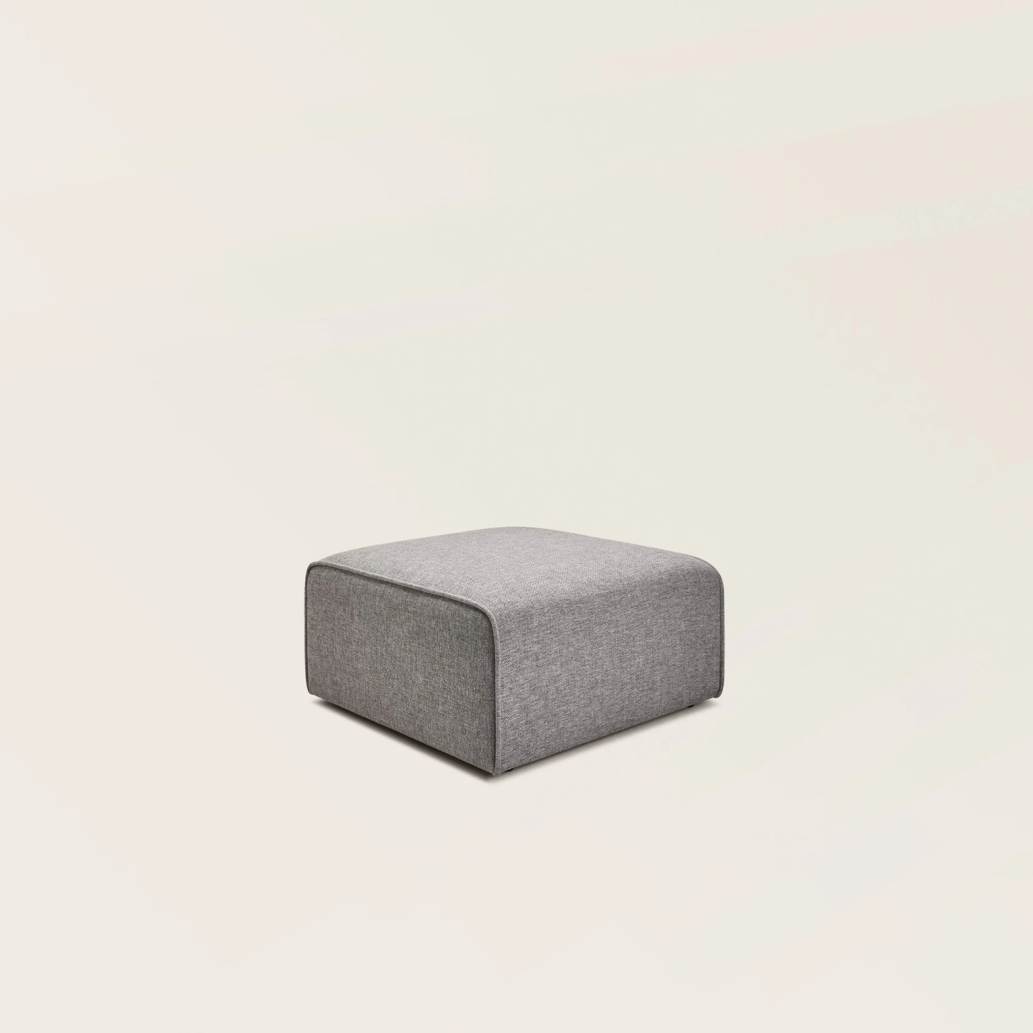 Pouf Modulable ANDERS Gris Moyen Chiné 6 Pouf Modulable ANDERS Gris Moyen Chiné – Image 6