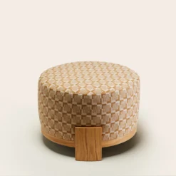 Pouf COME Naturel Et Moutarde -Décoration & meubles pour la maison pouf COME 009086 NJ H2 5
