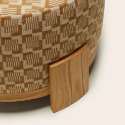 Pouf COME Naturel Et Moutarde -Décoration & meubles pour la maison pouf COME 009086 NJ H2 6