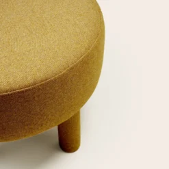 Pouf DINO Chiné Grain De Moutarde -Décoration & meubles pour la maison pouf DINO 009046 JM H2 5