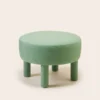 Pouf DINO Chiné Mentholé