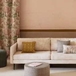 Pouf MAHARA Beige Et Pastels 11 Pouf MAHARA Beige Et Pastels -Décoration & meubles pour la maison pouf MAHARA 008724 NZ4 H2 2