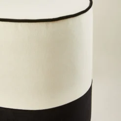 Pouf NOE Ivoire Et Noir -Décoration & meubles pour la maison pouf NOE 007850 WG H1 5