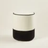 Pouf NOE Ivoire Et Noir