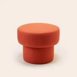 Pouf POPPIE Orange Brûlée -Décoration & meubles pour la maison pouf POPPIE 009044 O17 H1 4