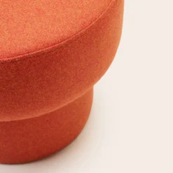 Pouf POPPIE Orange Brûlée -Décoration & meubles pour la maison pouf POPPIE 009044 O17 H1 5