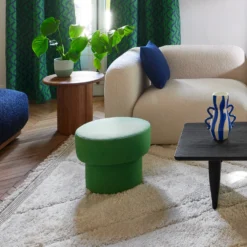 Pouf POPPIE Vert Menthe -Décoration & meubles pour la maison pouf POPPIE 009044 V H1 2