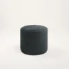 Pouf ROMEO Velours Vintage Graphite