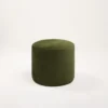 Pouf ROMEO Velours Olivine