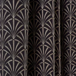 Rideau à Galon Fronceur Doublé ARDECO Noir Et Nickel -Décoration & meubles pour la maison rideau a galon fronceur double ARDECO 006662 GN 7