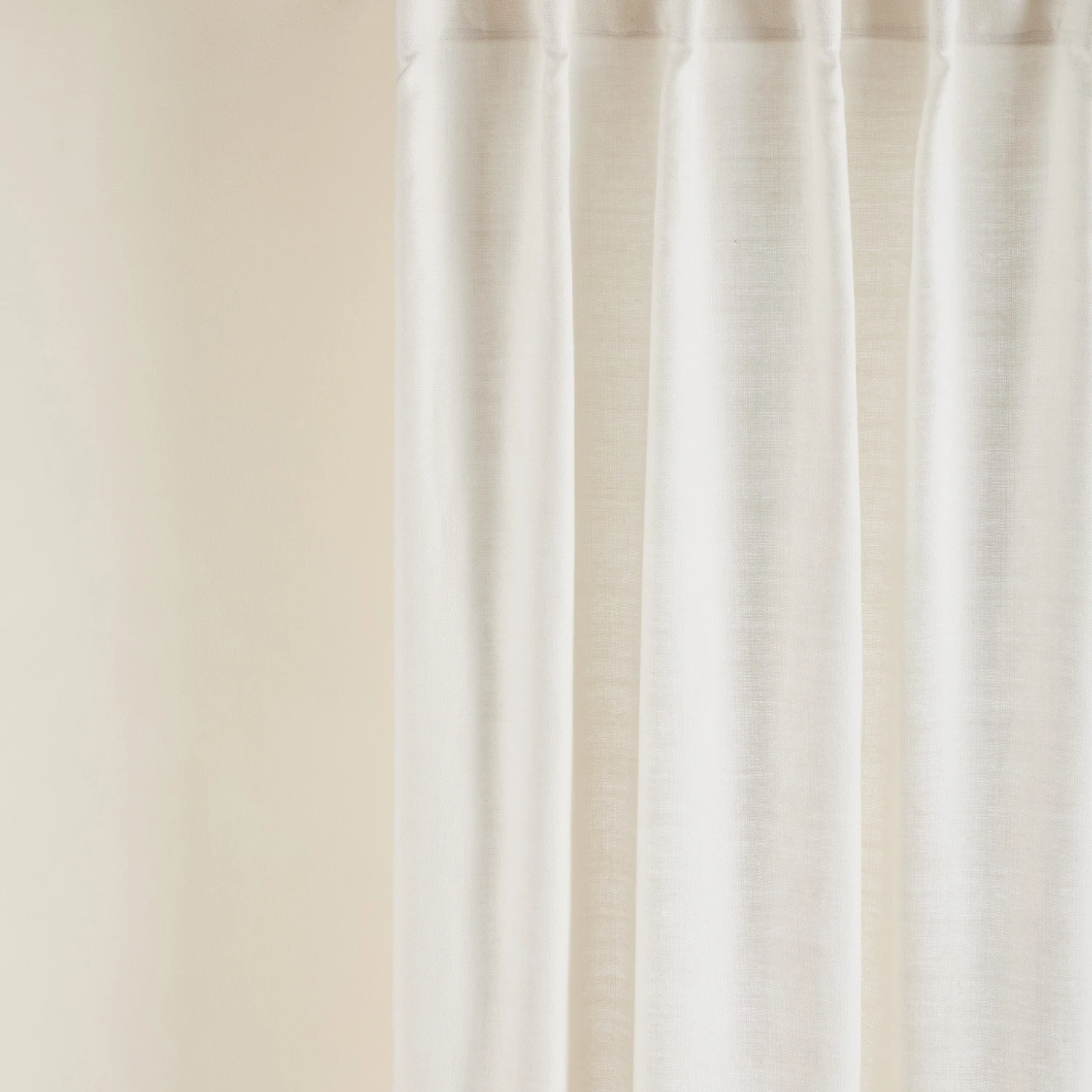 Rideau à Galon Fronceur AUBIN Blanc Naturel 6 Rideau à Galon Fronceur AUBIN Blanc Naturel – Image 6
