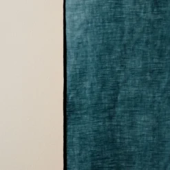 Rideau à Galon Fronceur CARLINA Pétrole Et Bourdon Noir -Décoration & meubles pour la maison rideau a galon fronceur CARLINA 006041 BVG 7