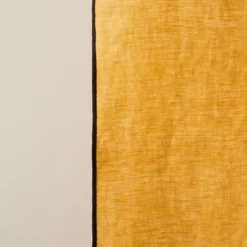 Rideau à Galon Fronceur CARLINA Ocre Et Bourdon Noir -Décoration & meubles pour la maison rideau a galon fronceur CARLINA 006041 J18G 8