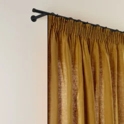 Rideau à Galon Fronceur CARLINA Bronze Et Bourdon Noir -Décoration & meubles pour la maison rideau a galon fronceur CARLINA 006041 M8G 5