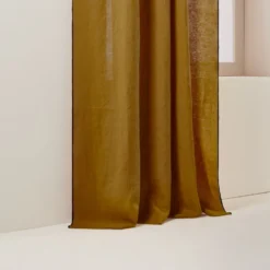 Rideau à Galon Fronceur CARLINA Bronze Et Bourdon Noir -Décoration & meubles pour la maison rideau a galon fronceur CARLINA 006041 M8G 6