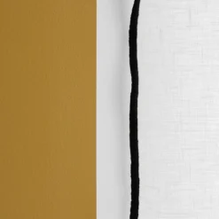 Rideau à Galon Fronceur CARLINA Blanc Pur Et Bourdon Noir -Décoration & meubles pour la maison rideau a galon fronceur CARLINA 006041 WG 9