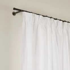 Rideau à Galon Fronceur CARLINA Blanc Pur