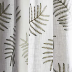 Rideau à Galon Fronceur FILICO Blanc Cassé Et Sauge -Décoration & meubles pour la maison rideau a galon fronceur FILICO 006648 NV 7