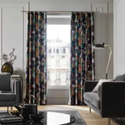 Rideau à Galon Fronceur GUALPA Bleu Nuit -Décoration & meubles pour la maison rideau a galon fronceur GUALPA 006655 Z5 4