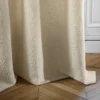 Rideau à Galon Fronceur LEONARD Beige Doux