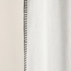 Rideau à Galon Fronceur NINO Blanc Minéral Et Feston Noir 13 Rideau à Galon Fronceur NINO Blanc Minéral Et Feston Noir -Décoration & meubles pour la maison rideau a galon fronceur NINO 007352 WFG 8