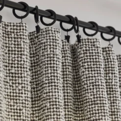 Rideau à Galon Fronceur PIETRO Ivoire Et Noir -Décoration & meubles pour la maison rideau a galon fronceur PIETRO 007616 WG 3