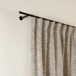 Rideau à Galon Fronceur PIETRO Ivoire Et Noir -Décoration & meubles pour la maison rideau a galon fronceur PIETRO 007616 WG 5