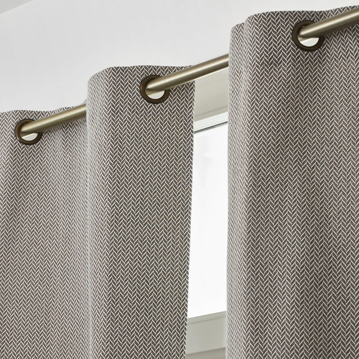 Rideau à Oeillets Dorés ALEJANDRO écru Multicolore 11 Rideau à Oeillets Dorés ALEJANDRO écru Multicolore – Image 11