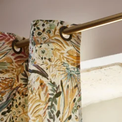 Rideau à Oeillets Dorés AQUARELA Ivoire Et Pastel -Décoration & meubles pour la maison rideau a oeillets dores AQUARELA 008616 NZ5 R1L1 2