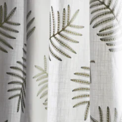 Rideau à Oeillets Dorés FILICO Blanc Cassé Et Sauge -Décoration & meubles pour la maison rideau a oeillets dores FILICO 006828 NV 3