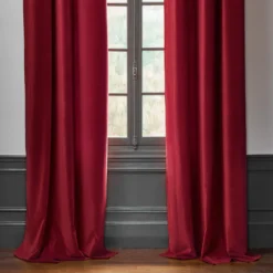 Rideau à Oeillets Dorés MATIA Scarlet -Décoration & meubles pour la maison rideau a oeillets dores MATIA 008286 R7 2