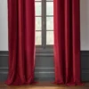 Rideau à Oeillets Dorés MATIA Scarlet