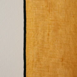 Rideau à Oeillets Noirs CARLINA Ocre Et Bourdon Noir 15 Rideau à Oeillets Noirs CARLINA Ocre Et Bourdon Noir -Décoration & meubles pour la maison rideau a oeillets noirs CARLINA 006498 J18G 7