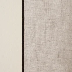 Rideau à Oeillets Noirs CARLINA Ficelle Et Bourdon Noir -Décoration & meubles pour la maison rideau a oeillets noirs CARLINA 006498 N3G 8