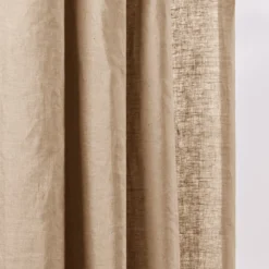 Rideau à Oeillets Noirs CARLINA Sable Et Bourdon Noir -Décoration & meubles pour la maison rideau a oeillets noirs CARLINA 006498 N4G 7