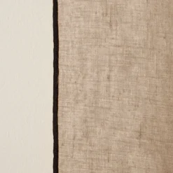 Rideau à Oeillets Noirs CARLINA Sable Et Bourdon Noir -Décoration & meubles pour la maison rideau a oeillets noirs CARLINA 006498 N4G 8