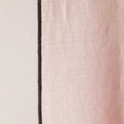 Rideau à Oeillets Noirs CARLINA Rose Poudré Et Bourdon Noir 18 Rideau à Oeillets Noirs CARLINA Rose Poudré Et Bourdon Noir -Décoration & meubles pour la maison rideau a oeillets noirs CARLINA 006498 RG 8