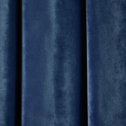 Rideau à Oeillets Noirs DARIO Bleu Nuit Et Bourdon Noir -Décoration & meubles pour la maison rideau a oeillets noirs DARIO 008421 B20G 9