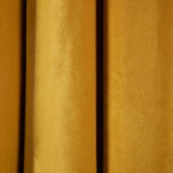 Rideau à Oeillets Noirs DARIO Ocre Et Bourdon Noir -Décoration & meubles pour la maison rideau a oeillets noirs DARIO 008421 J18G 8