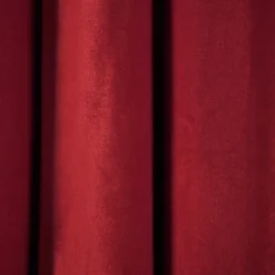 Rideau à Oeillets Noirs DARIO Rouge Opéra Et Bourdon Noir -Décoration & meubles pour la maison rideau a oeillets noirs DARIO 008421 R18G 8