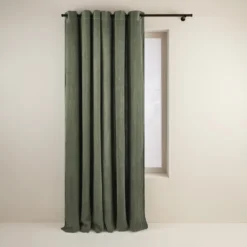 Rideau à Oeillets Noirs NINO Kaki Grisé Et Feston Noir 11 Rideau à Oeillets Noirs NINO Kaki Grisé Et Feston Noir -Décoration & meubles pour la maison rideau a oeillets noirs NINO 006467 GVFG 4