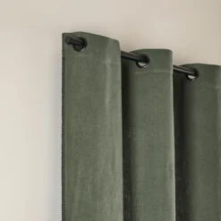 Rideau à Oeillets Noirs NINO Kaki Grisé Et Feston Noir 12 Rideau à Oeillets Noirs NINO Kaki Grisé Et Feston Noir -Décoration & meubles pour la maison rideau a oeillets noirs NINO 006467 GVFG 5