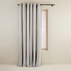 Rideau à Oeillets Noirs NINO Ficelle Et Feston Noir -Décoration & meubles pour la maison rideau a oeillets noirs NINO 006467 N4FG 4