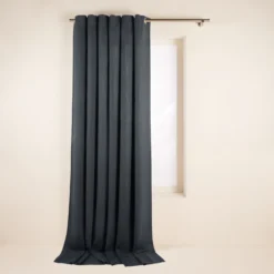 Rideau à Oeillets Argentés AUBIN Gris Foncé 10 Rideau à Oeillets Argentés AUBIN Gris Foncé -Décoration & meubles pour la maison rideau a oeillets AUBIN 005259 G9 4