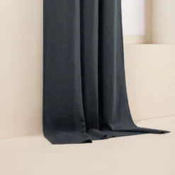 Rideau à Oeillets Argentés AUBIN Gris Foncé 12 Rideau à Oeillets Argentés AUBIN Gris Foncé -Décoration & meubles pour la maison rideau a oeillets AUBIN 005259 G9 6