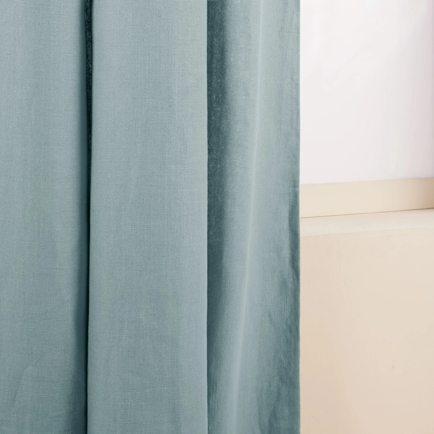 Rideau à Oeillets Argentés AUBIN Vert De Gris 6 Rideau à Oeillets Argentés AUBIN Vert De Gris – Image 6