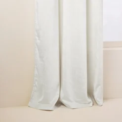 Rideau à Oeillets Argentés BAZYL Ivoire -Décoration & meubles pour la maison rideau a oeillets BAZYL 008277 N1 6