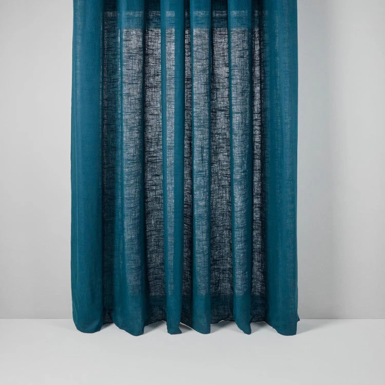 Rideau à Oeillets Argentés BELLAVISTA Lagon 3 Rideau à Oeillets Argentés BELLAVISTA Lagon – Image 3